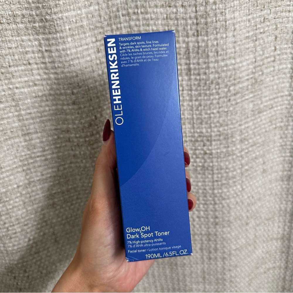 Ole Henriksen Glow2OH 7% AHA Exfoliating Dark Spot Toner Cleanser New In Box